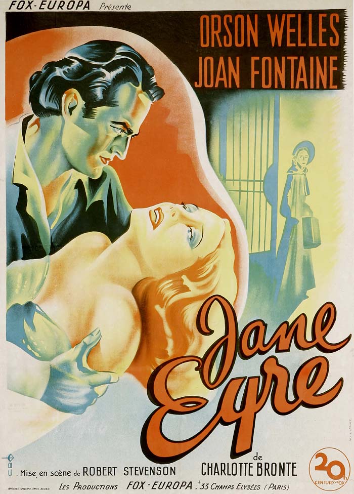 Jane Eyre (1944) vintage movie poster